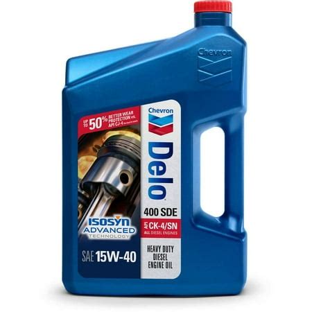 Chevron Delo 400 SDE SAE 15W-40, 1 GALLON - Walmart.com