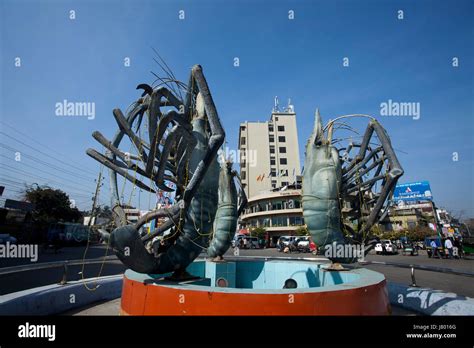 Sculpture at the Royal Circle in Khulna City. Khulna, Bangladesh Stock ...