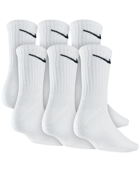 Nike Synthetic Socks, Dri Fit Crew 6 Pairs in White for Men - Save 23% - Lyst