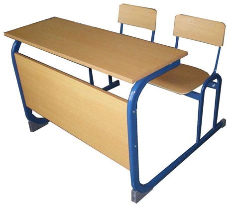 Two person solid wood schools desk chair | School chairs, Student desks ...