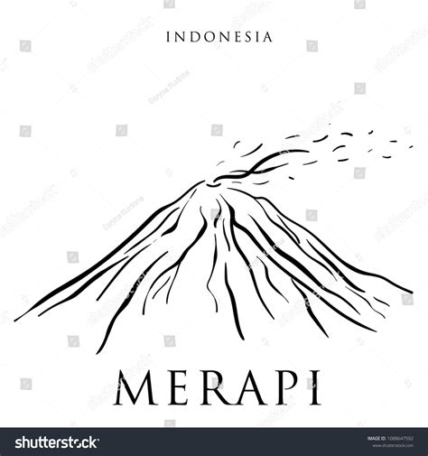 Gunung Merapi Sketch: Over 1 Royalty-Free Licensable Stock Vectors & Vector Art | Shutterstock