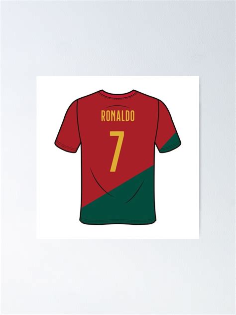 "Ronaldo Home Jersey UEFA 2022" Poster for Sale by cartmaxx2 | Redbubble