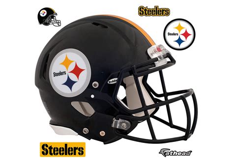 Pittsburgh Steelers Helmet Wall Decal | Shop Fathead® for Pittsburgh ...