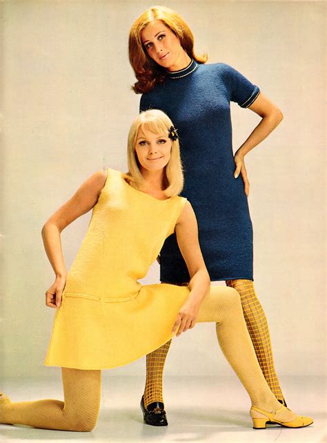 Beautiful Women's Knit Dresses That Featured on Spinnerin Magazines From the 1960s ~ vintage ...