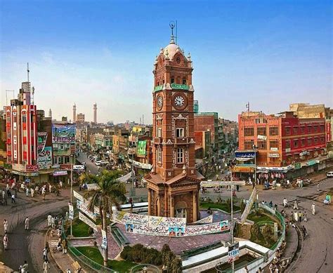 Centre of my city , Faisalabad. Clock Tower Pakistan Pictures, Pakistan ...