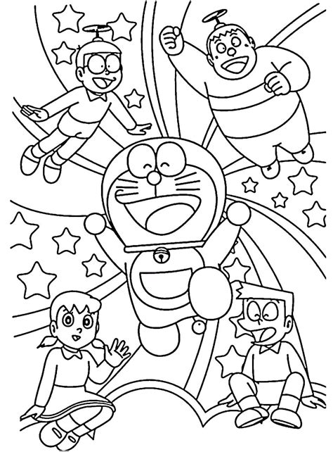 Doraemon Coloring Pages Games Kids