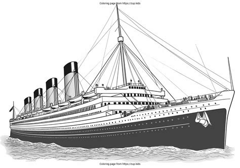 Free Printable Titanic Coloring Pages For Kids