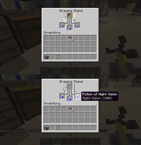 Night Vision Potions have a recipe! : r/Minecraft