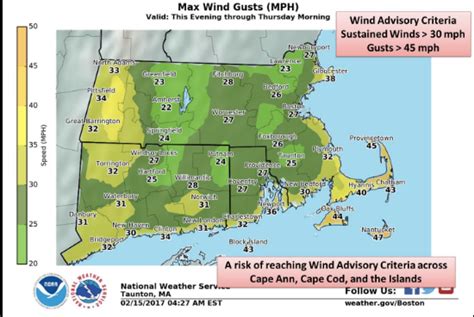 Massachusetts Weather Forecast: Hazardous Weather Outlook For ...