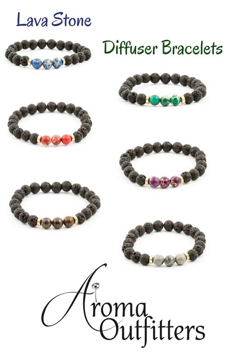 Lava stone diffuser bracelet - multiple colors - Buy Online Or Call (970) 744-4645 | Diffuser ...