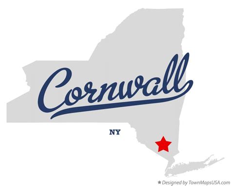 Map of Cornwall, NY, New York