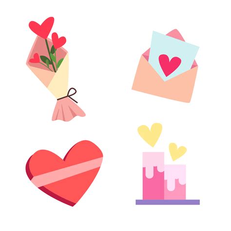 Valentine's Day Symbol Vector Template - Edit Online & Download Example ...