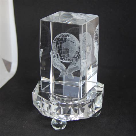 Laser Engraving Glass K9 Crystal Material 3D Laser Etched | Etsy