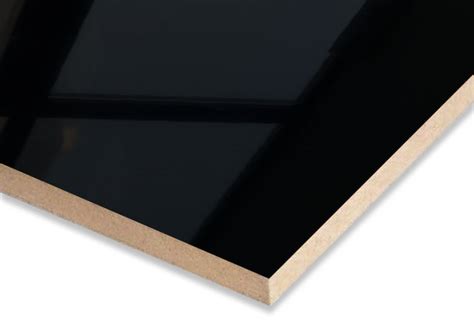 Black #B PVC High Glossy AGT MDF Panel - MIH HOME