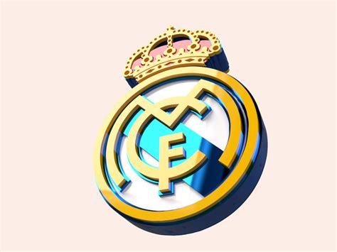 FC REAL MADRID 3D LOGO 3D MODEL | CGTrader