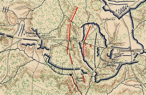 Chancellorsville Battle Map with All Three Days – Battle Archives