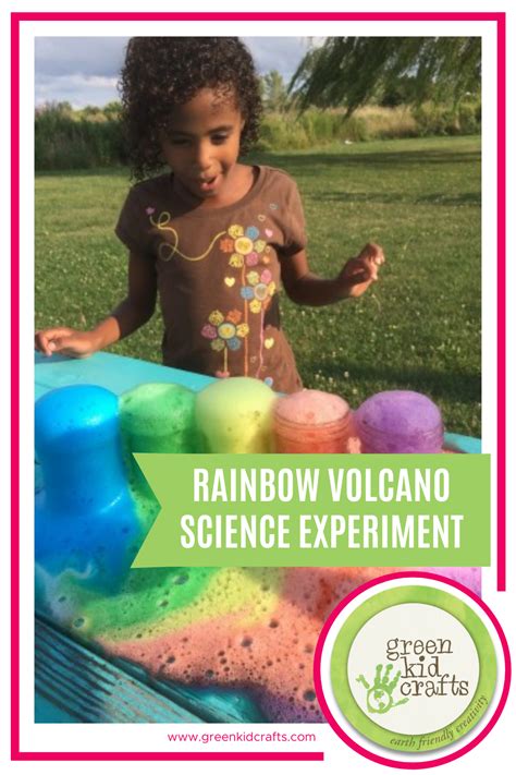 Rainbow Volcano Science Project | Colorful Afternoon Activity