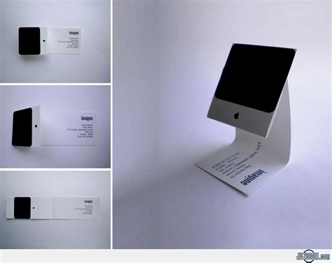 Apple iMac Business Card | Business cards creative, Business cards collection, Business card ...