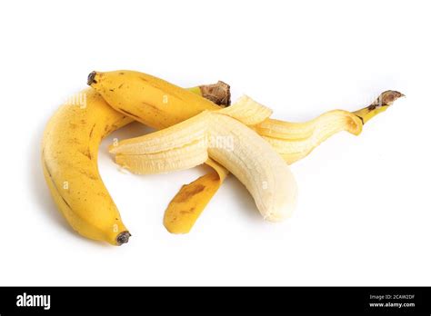 Banana bunch isolated on white background Stock Photo - Alamy