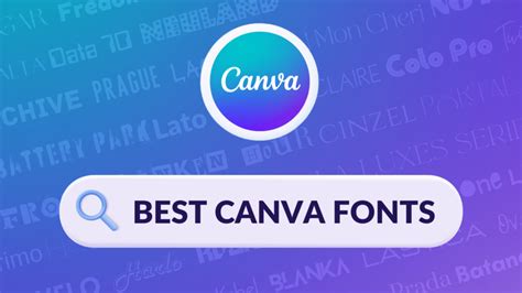 Best Canva Fonts: 100+ Stunning Fonts in Canva for Graphic Design ...