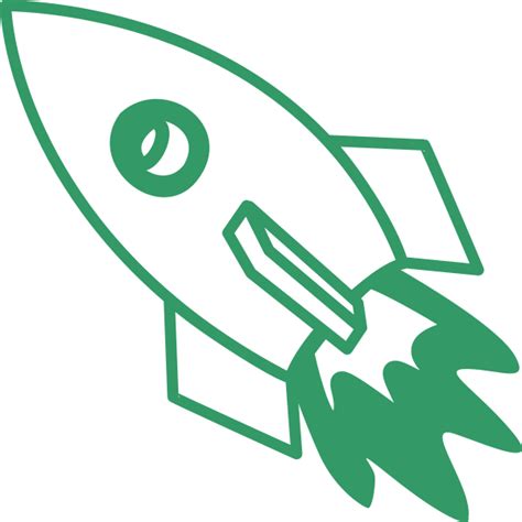 Green Rocket Clip Art at Clker.com - vector clip art online, royalty ...