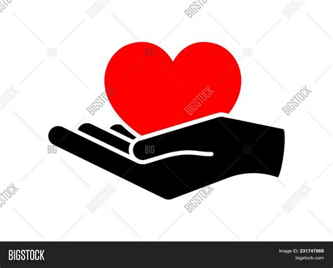 Heart Hand. Giving Vector & Photo (Free Trial) | Bigstock