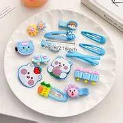 Children's Cartoon Animal Shape Cute Hair Clips Girls Hair Accessories ...