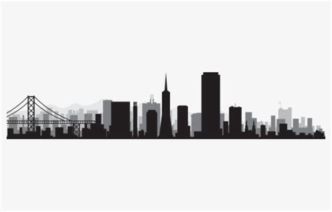 San Francisco Clipart Skyline Silhouette - San Francisco Skyline ...