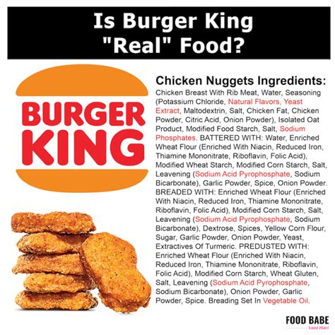 Burger King Ingredients Finally Revealed in the Whopper, Fries, and ...