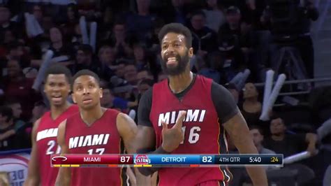 James Johnson dunk over Marcus Morris (Mar, 28, 2017) - YouTube