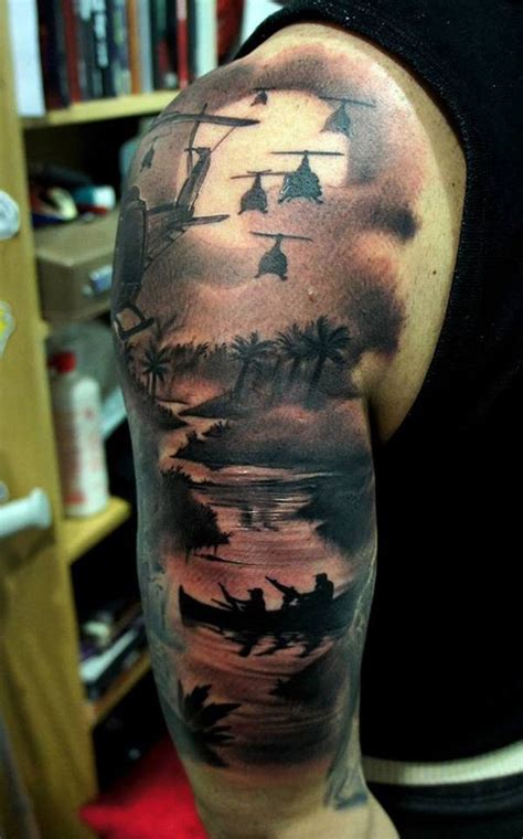 Vietnam sleeve by Freds. Best Sleeve Tattoos, Half Sleeve Tattoo, Body ...