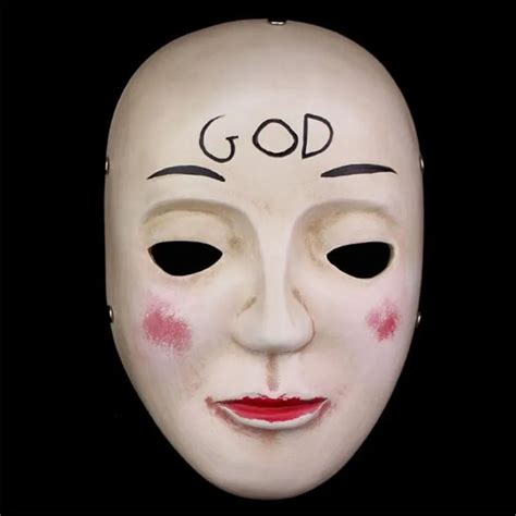 A 908 The Purge Mask God Cross Cosplay Home Decor Collection Horror ...