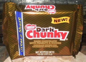 Chunky Candy Bar Gold Wrapper