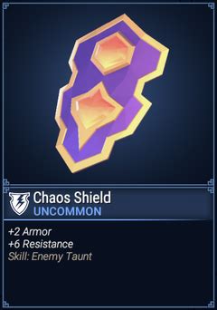 Chaos Shield - Official For The King Wiki