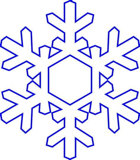 Snowflake Vector Graphic image - Free stock photo - Public Domain photo - CC0 Images