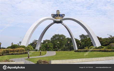 Entrance gate to Istana Bukit Serene of Johor, Malaysia. – Stock Editorial Photo © tang90246 ...