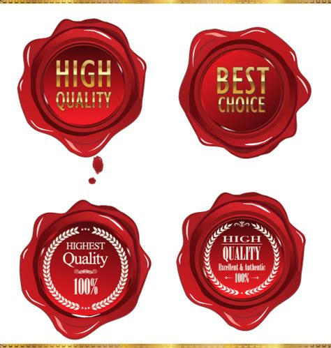 Red wax seal vector graphics Free vector in Encapsulated PostScript eps ( .eps ) vector ...