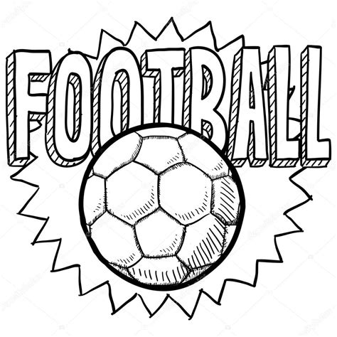 Soccer or football sketch Stock Illustration by ©lhfgraphics #18320613