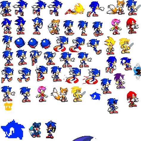 Pixilart - Sonic advance sprites by Sonic-Gamer