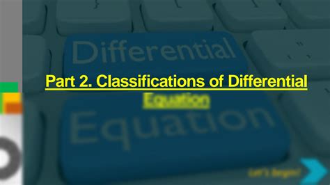 SOLUTION: Lecture 02 classifications of differential equations - Studypool