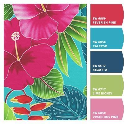 I just spotted the perfect colors! | Tropical color palette, Tropical ...