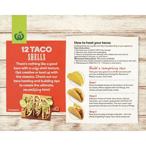 Woolworths Taco Shells Taco Shells 12 Pack | bunch