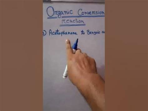 Convert Acetophenone to Benzoic acid | Organic Conversion reaction 3 ...