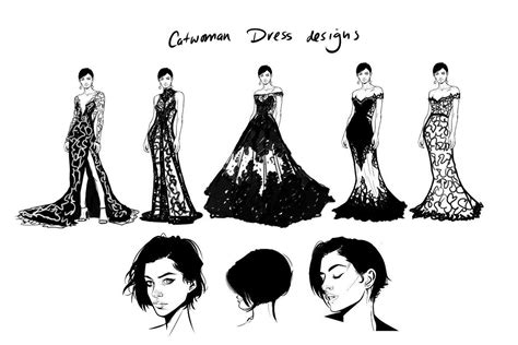 Selina's wedding dress models for Batman 44 by Joelle Jones. Catwoman ...