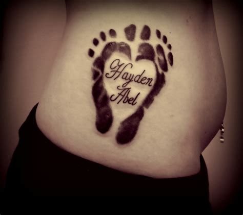 1000+ images about baby footprints tattoos on Pinterest | Tattoo ideas ...