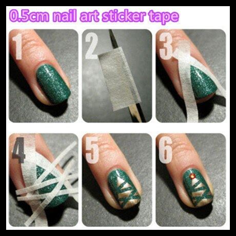 Aliexpress.com : Buy 17 x 0.5cm French Manicure Nail Art Tips Creative Nail Tape Stickers ...