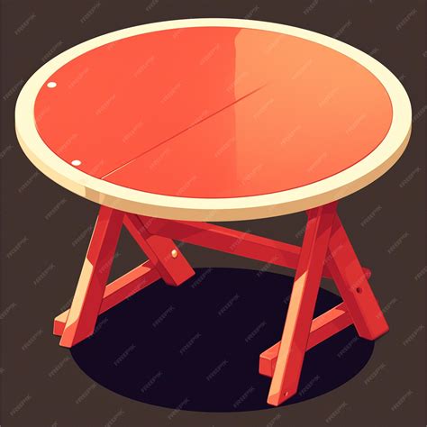 Premium Vector | Spacesaving folding dining table