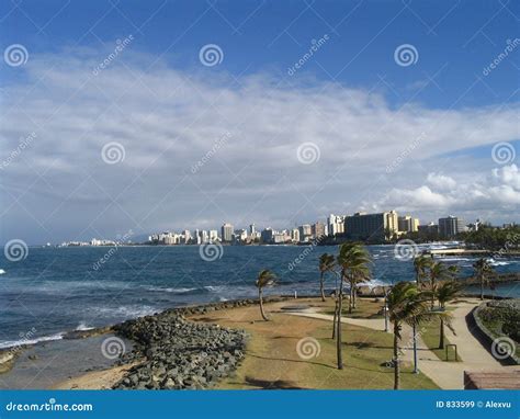 Beach At San Juan Puerto Rico Royalty Free Stock Images - Image: 833599