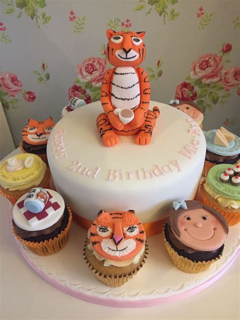 The tiger who came to tea cake and cupcakes Apple Tea Cake, Cinnamon Tea Cake, Lemon Tea Cake ...