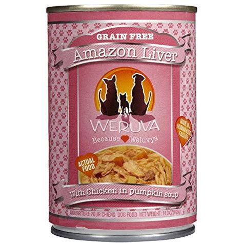 Weruva Amazon Liver Grain-Free Canned Dog Food 14 ounces Case (12 Pack) ~ You can check out this ...